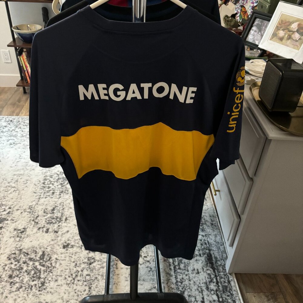 Nike Fit Dry Men's Boca Large Megatone Soccer Jersey!